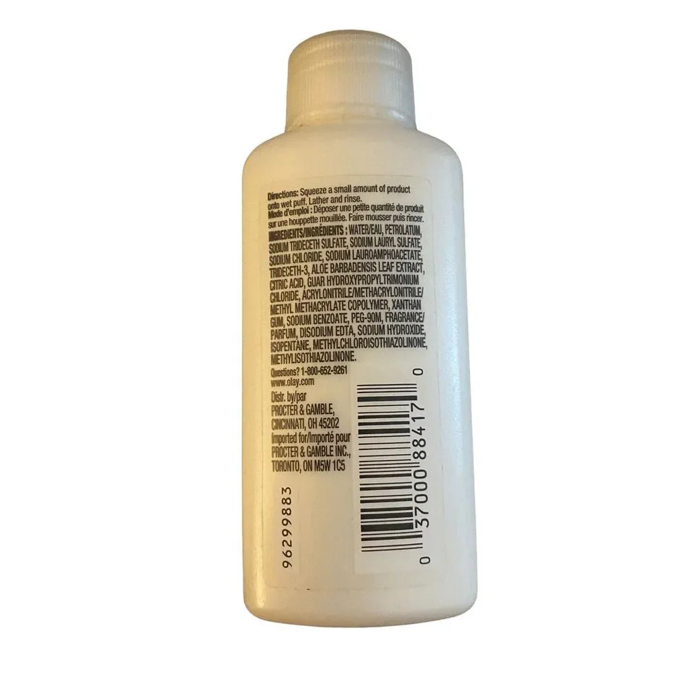 Olay Sensitive Skin Unscented Body Wash 1.7 Fl Oz. Travel Sized